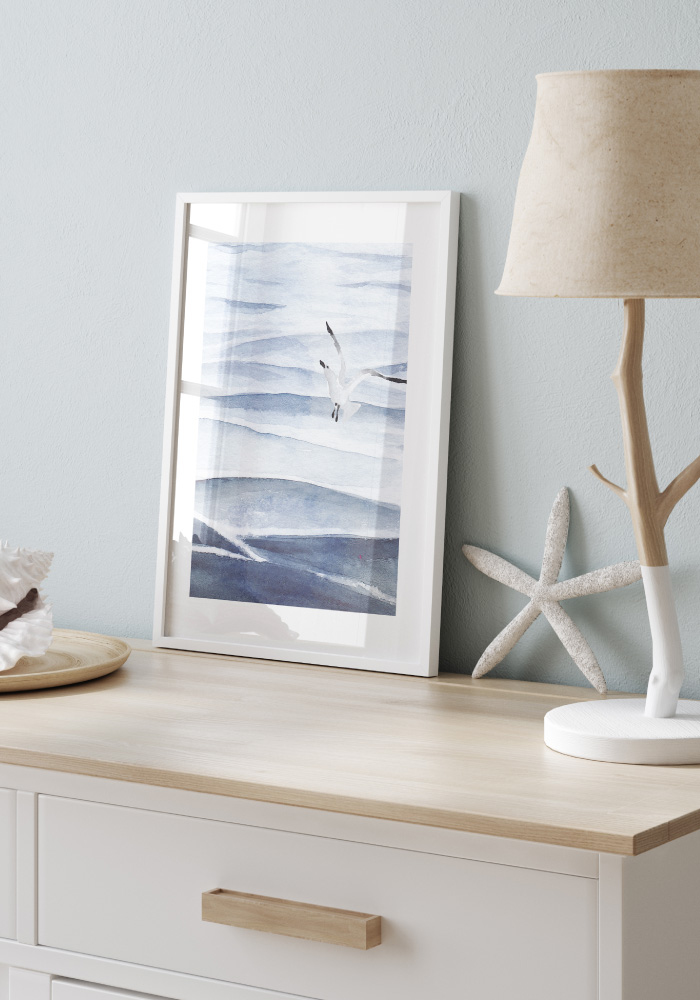 Seagull Taking Flight