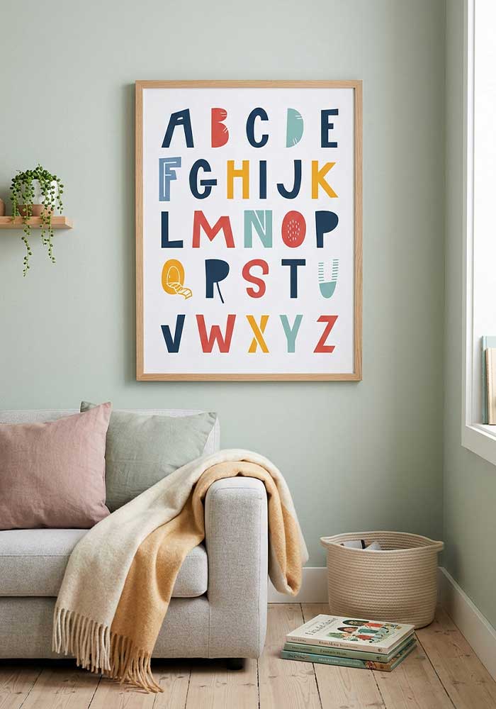 Alphabet Wall Art | Essential Nursery Poster