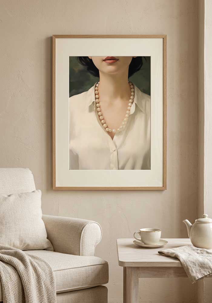Vintage Elegance Poster | Timeless Feminine Art
