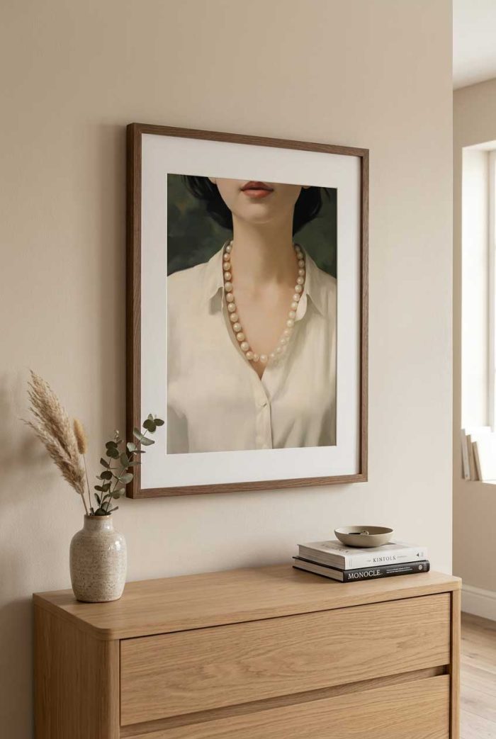 Vintage Elegance Poster | Timeless Feminine Art