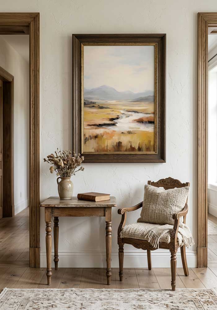 Serene Valley Poster | Timeless Landscape Wall Art