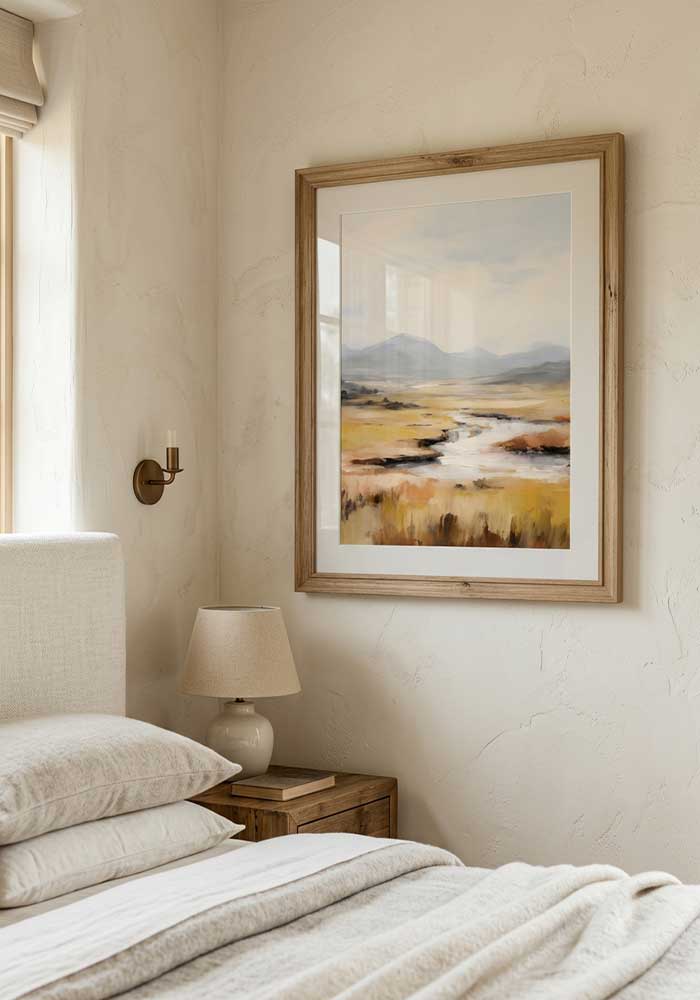 Serene Valley Poster | Timeless Landscape Wall Art