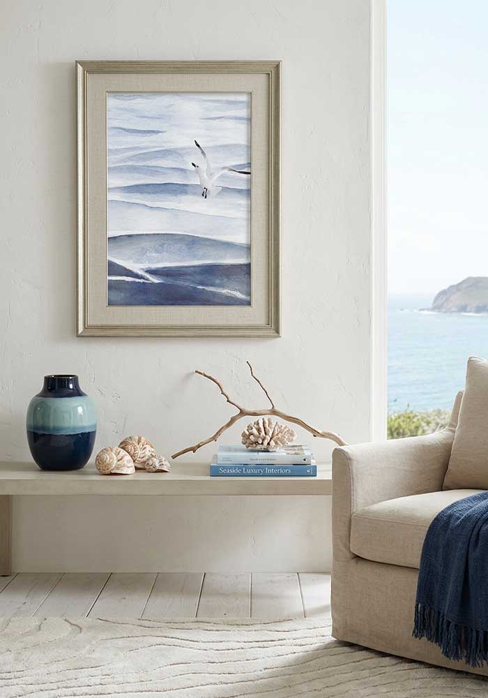 Seagull Taking Flight Seagull in Flight | Essential Coastal Wall Art