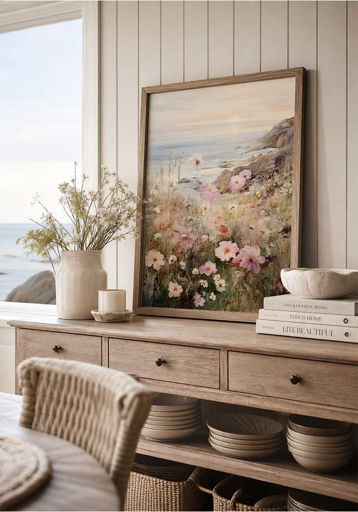 Cliffside View Poster | Essential Coastal Wall Art