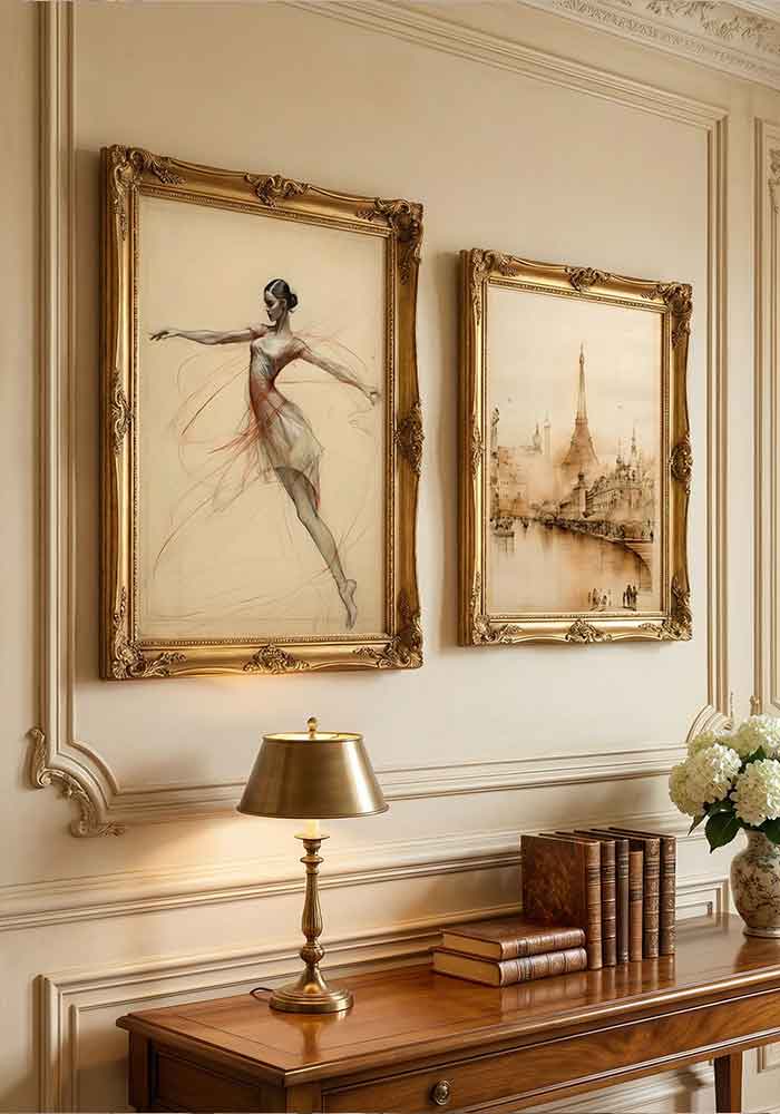 Graceful Ballerina Sketch Poster