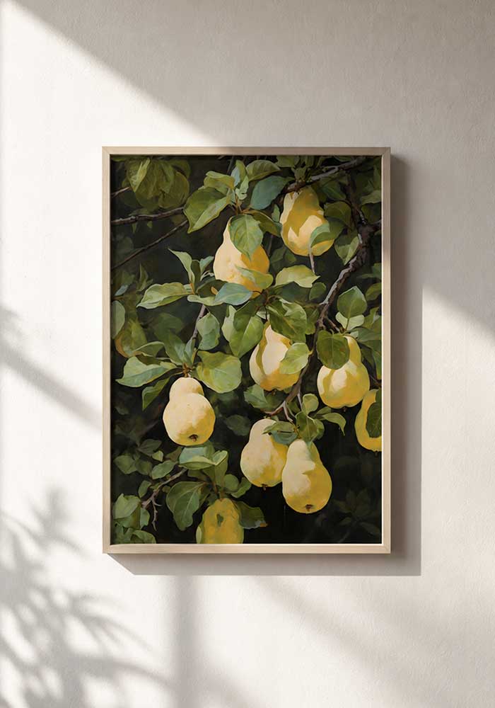 Golden Pears Golden Pears Poster | Essential Kitchen Wall Art