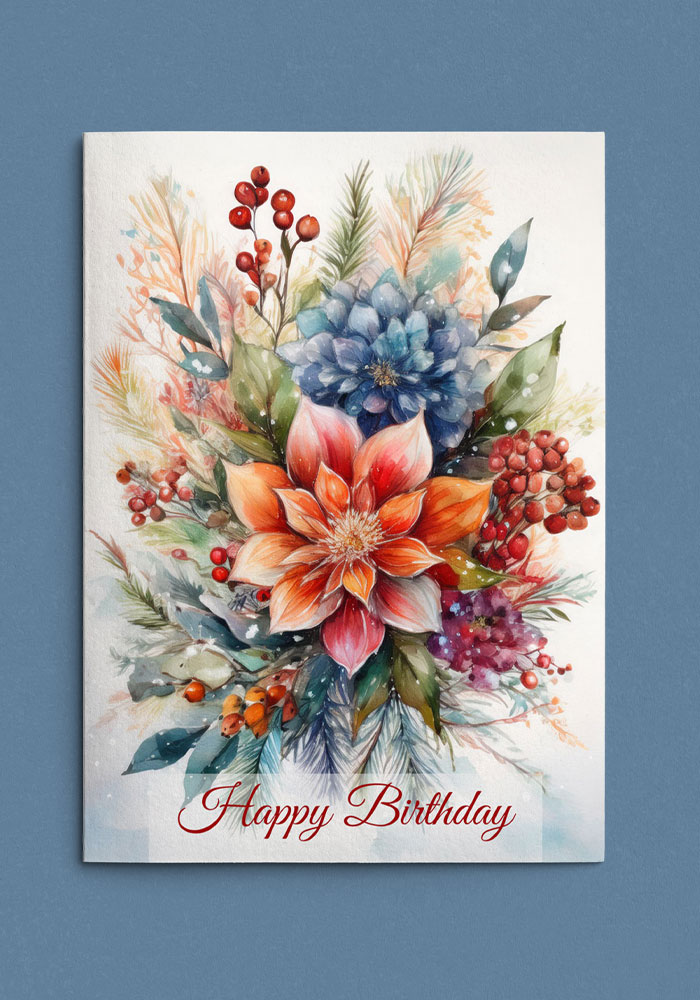 Winter Birthday Bouquet