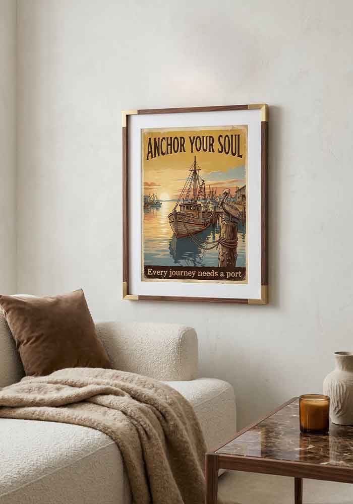 Vintage Harbor Poster
