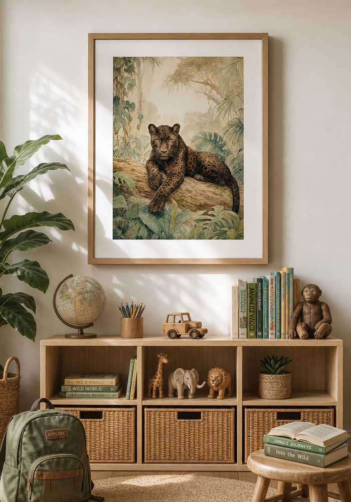 Jungle Jaguar Poster | Essential Kids Wall Art