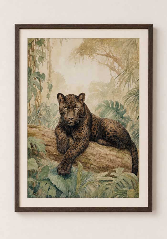 Jungle Jaguar Poster | Essential Kids Wall Art