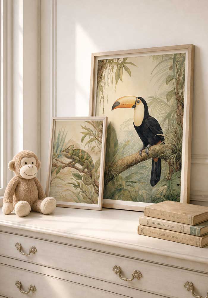 Jungle Chameleon Jungle Chameleon Poster | Essential Kids Wall Art