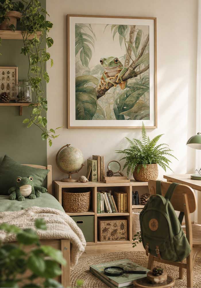 Jungle Tree Frog Poster | Essential Kids Wall Art